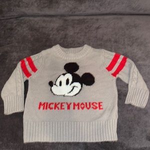 Disney Mickey Mouse Face Sweater- 18-24 months